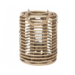 Přírodní dřevěná lucerna