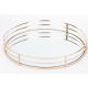 Zlatý podnos kulatý 40 cm
